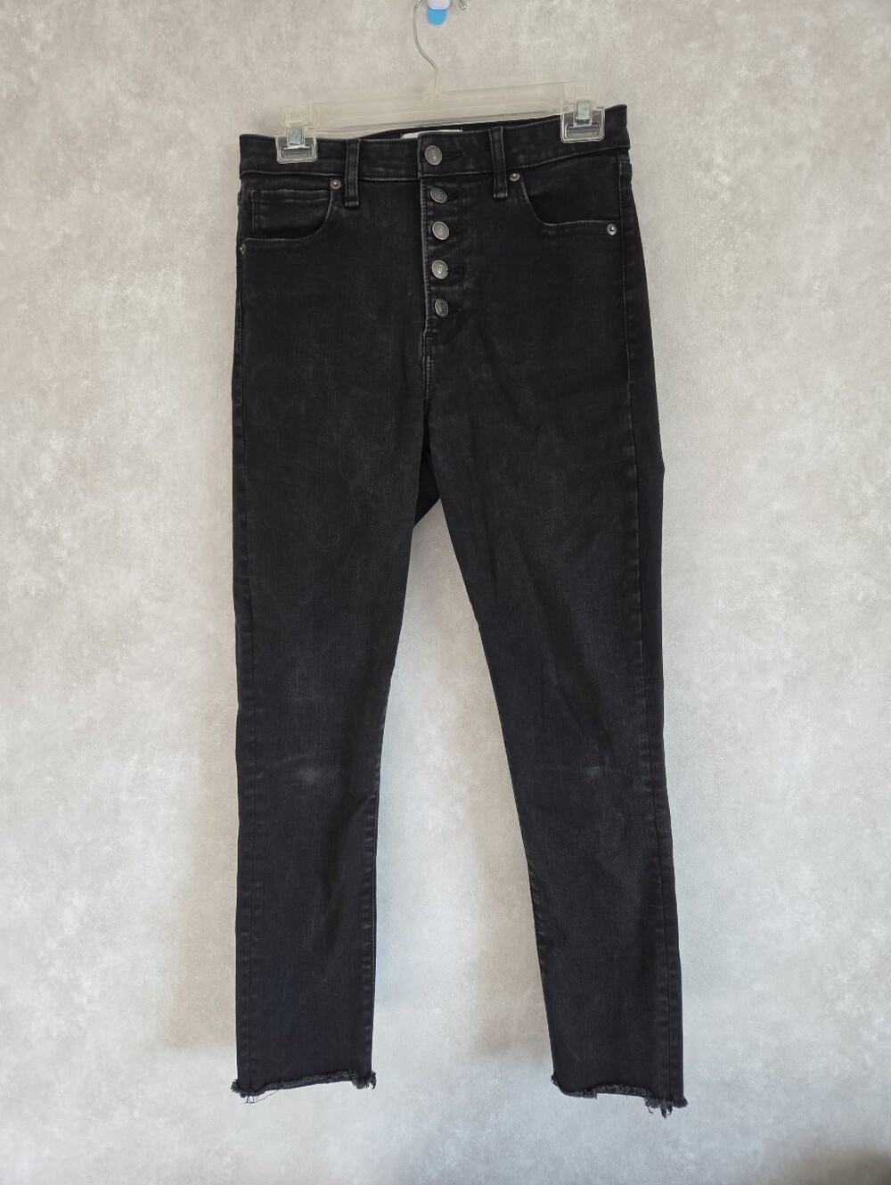 Abercrombie & Fitch Soft Black Size 6 Super Skinny Ancle High Rise Curve Love